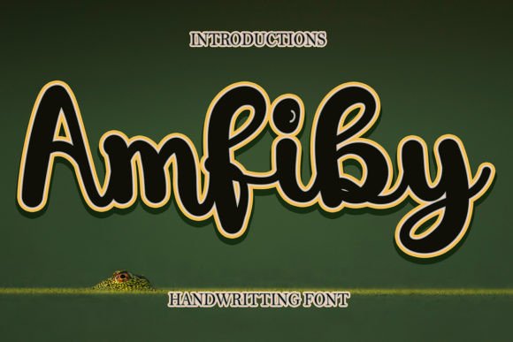 Amfiby: A Handwritten Font That Elevates Campaign Visuals with Charm and Clarity