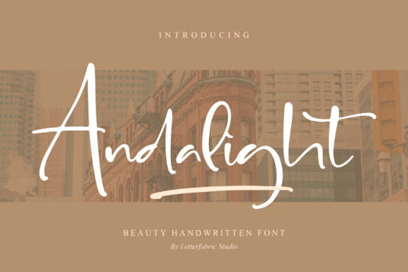 Andalight: A Handwritten Font for Editorial Elegance