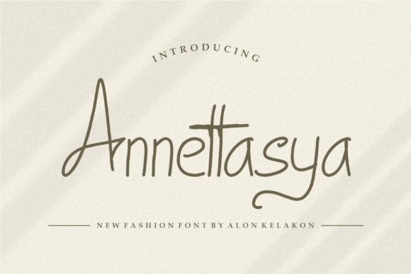 Annettasya: A Playful Handwritten Font That Elevates Small Business Branding