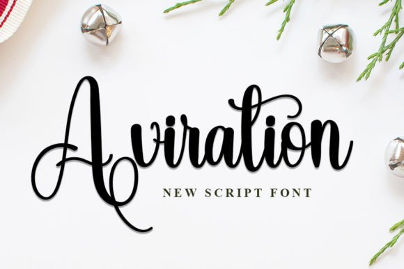 Aviration: A Casual Script Font That Elevates Brand Identity Projects