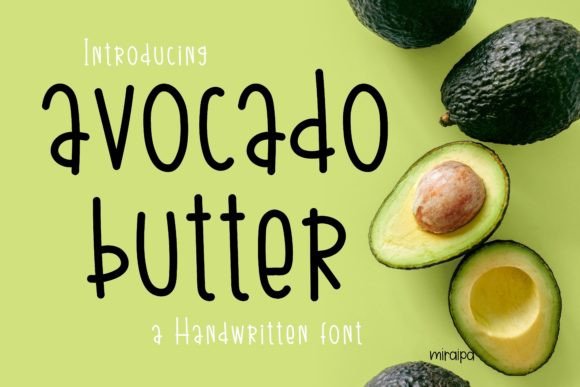 Avocado Butter: A Handwritten Font for Warm, Reader-Friendly Editorial Design