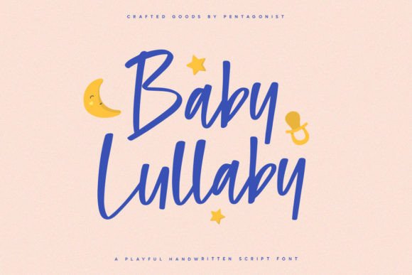 Baby Lullaby: A Whimsical Handwritten Font for Makers