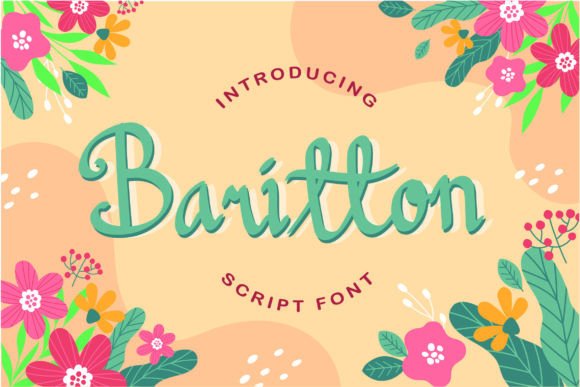 Barriton: A Playful Handwritten Font for Brand Identity