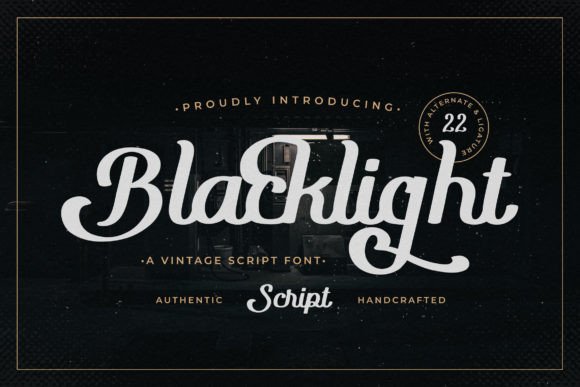Blacklight: A Designer's Review of This Script Amp Type