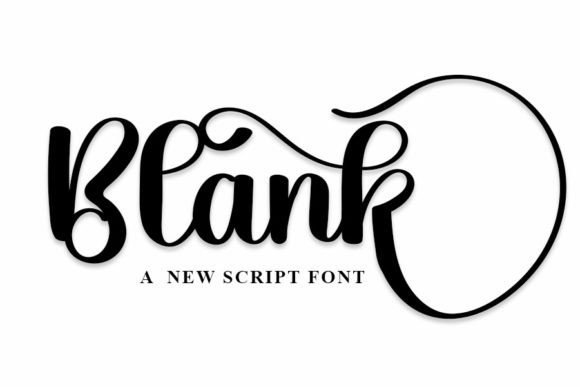 Blank: A Refined Handwritten Font for Modern Editorial Design