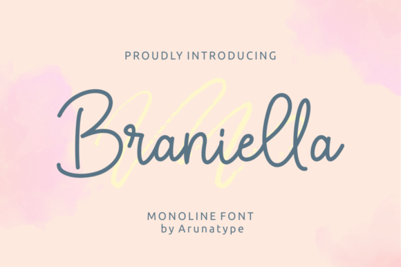 Braniella: A Playful Handwritten Font for Web Design