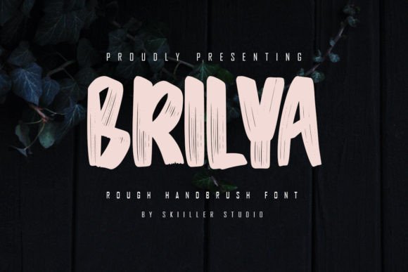 Brilya: A Natural Brush Script Font for Makers