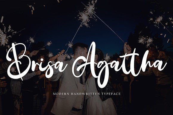 Brisa Agattha: A Refined Script Font for Editorial Design