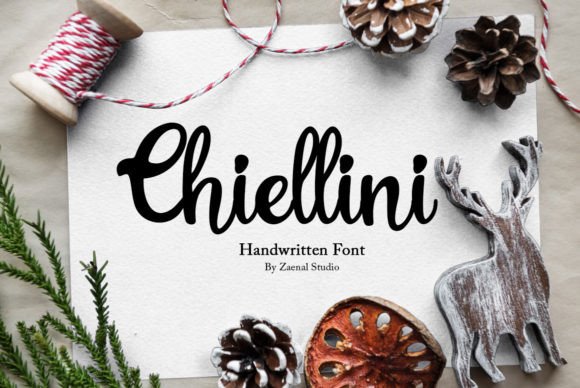 Chiellini: A Handwritten Font for Elegant Editorial and Brand Design