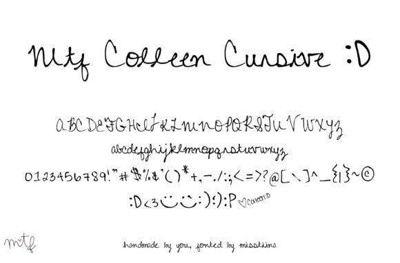 Colleen Cursive: A Princess’s Handwriting for Elegant Branding