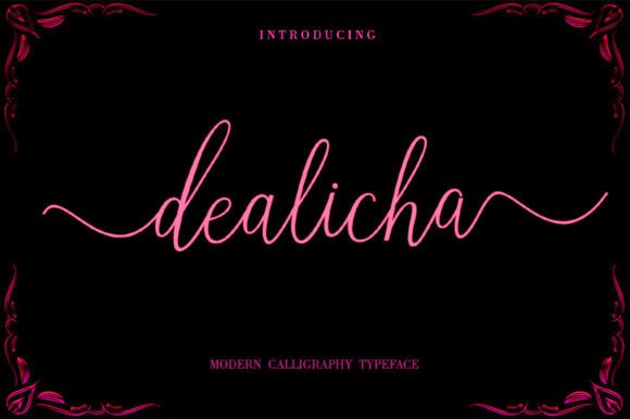 Dealicha: A Trendy Script Font for Campaigns