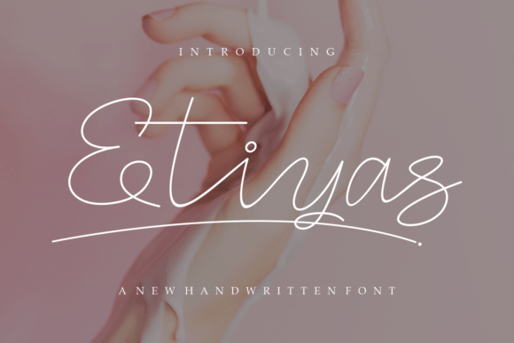 Etiyas: A Modern Script Font for Web Designers and Digital Creators