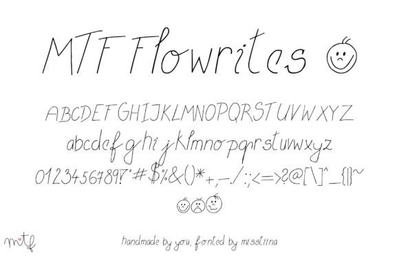 Flowrites: A Cheerful Handwritten Font for Business Branding