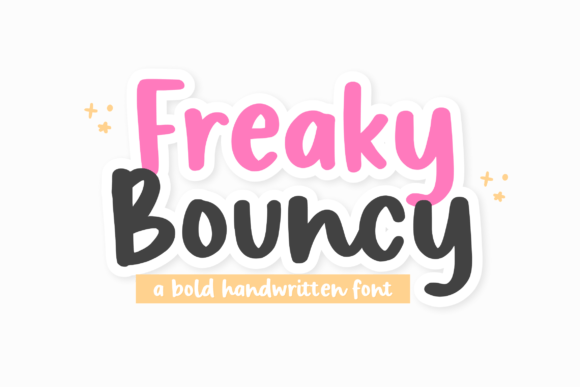 Freaky Bouncy Font: Playful Yet Polished for Crafters & Makers