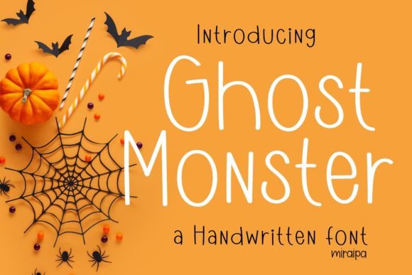 Ghost Monster: A Friendly Handwritten Font for Makers