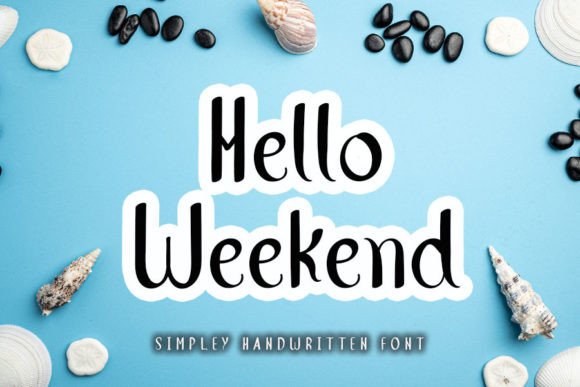 Hello Weekend: A Fresh Handwritten Font for Web Design