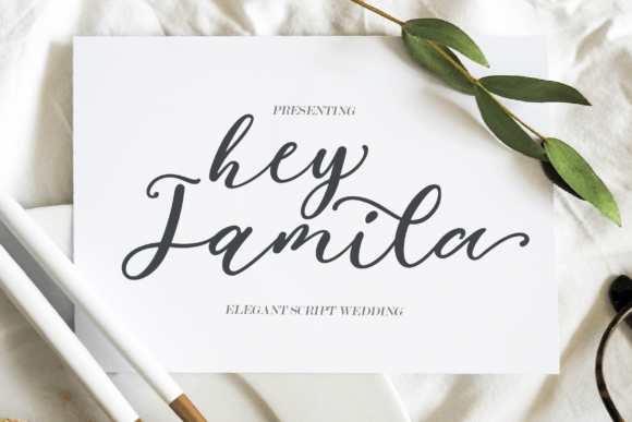 Hey Jamila: A Modern Script Font That Elevates Your Business Branding