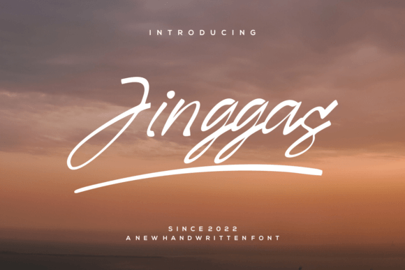 Jinggas: A Premium Handwritten Font for Editorial Design
