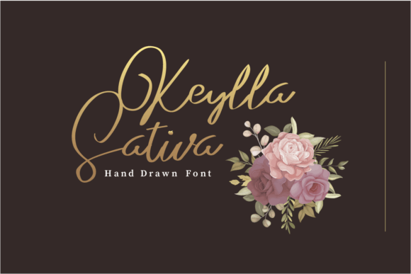 Keylla Sativa: A Signature Script Font That Elevates Campaign Typography