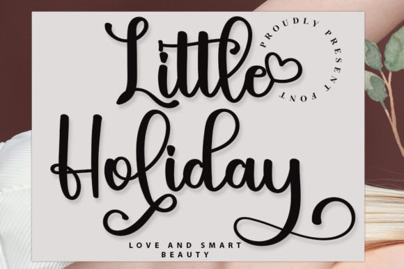 Little Holiday: A Modern Handwritten Font for Web Design