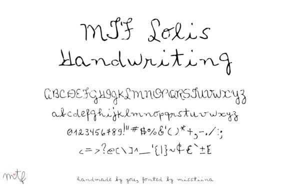 Loli’s Handwriting: A Charming Script Font for Crafters & Makers
