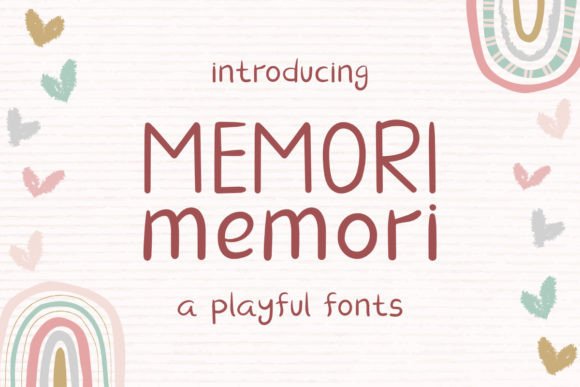 Memori Font: A Quirky Display Typeface for Editorial Design