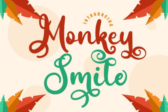 Monkey Smile: A Friendly Script Font for Your Brand