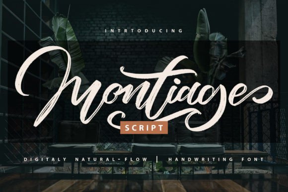 Montiage: The Elegant Script Font for Marketers