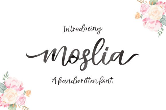 Moslia: A Modern Script Font for Campaigns
