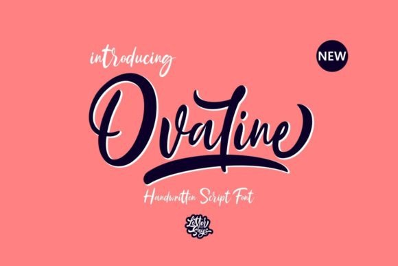 Ovaline: A Bold Script Font for Modern Branding Projects