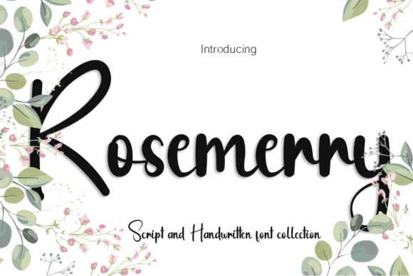 Rosemerry: A Handwritten Script Font for Modern Editorial Design