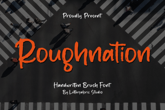 Roughnation: A Handwritten Brush Script for Charismatic Digital Design
