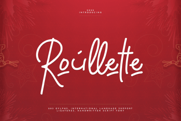Roullette: A Stylish Script Font for Campaigns