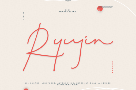 Ryujin: A Premium Script Font for Elegant Web Design