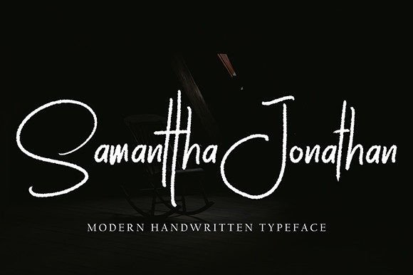 Samanttha Jonathan: A Sleek Script Font for Modern Editorial Design