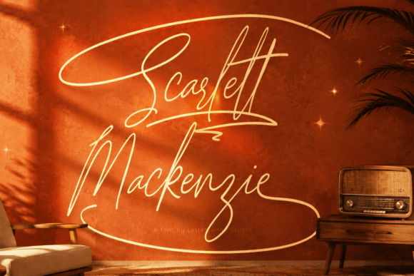 Scarlett Mackenzie: A Premium Script Font That Elevates Small Business Branding