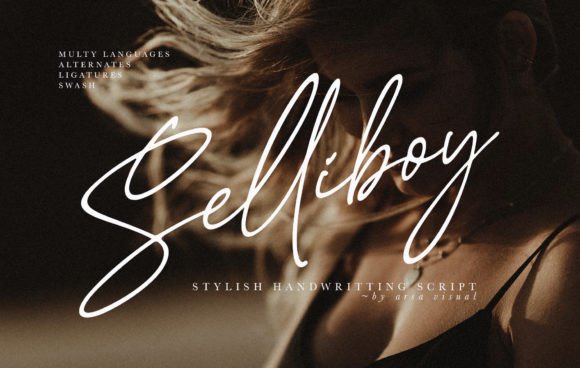 Selliboy: A Stylish Handwriting Script Font for Crafters and Makers