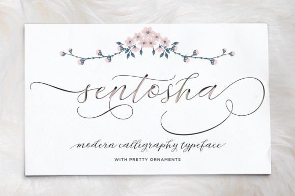 Sentosha: A Modern Script Font for Makers