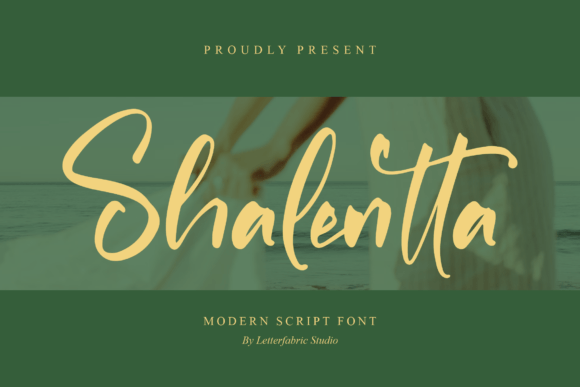 Shalentta: The Modern Script Font for Crafters