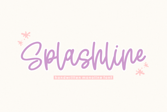 Splashline Font: Elevate Your Brand with a Handwritten Touch