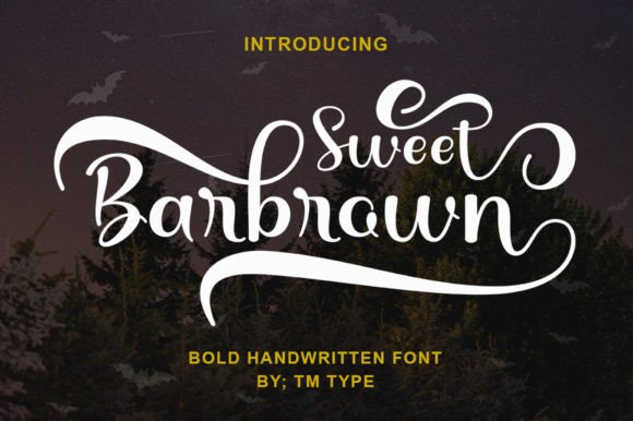 Sweet Barbrown: A Friendly Script Font for Modern Web Design