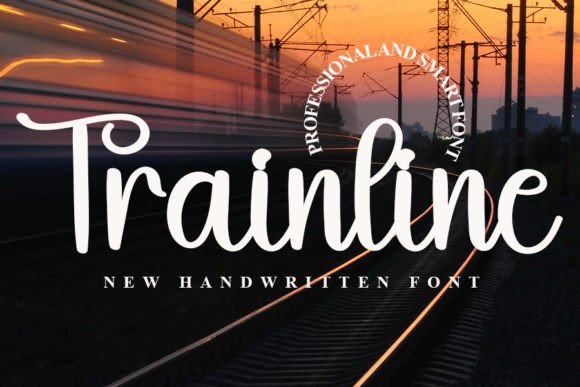 Trainline: A Classy Handwritten Font for Modern Brands