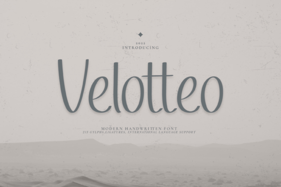 Velotteo: A Modern Handwritten Font for Web Design