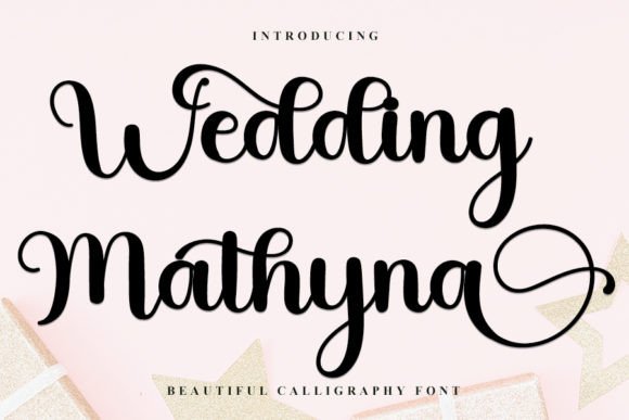 Wedding Mathyna: A Premium Script Font for Campaigns
